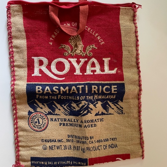 Burlap Tote - Picture 7 of 9